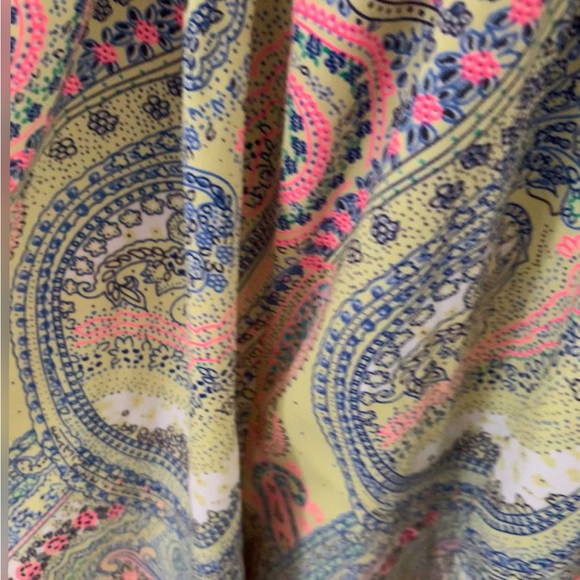 Poema Romper Paisley Print Bright Colors SIZE L - Picture 3 of 12